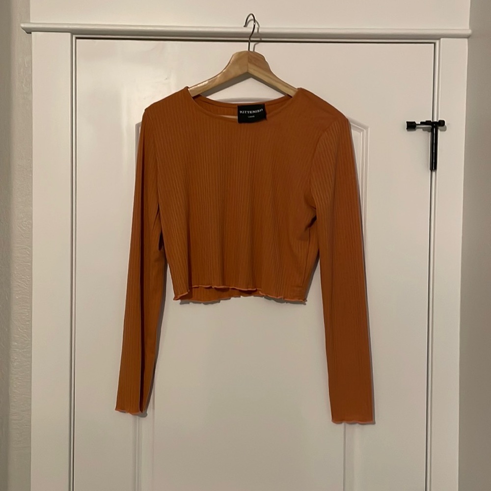 Kittenish Two Piece Orange Set